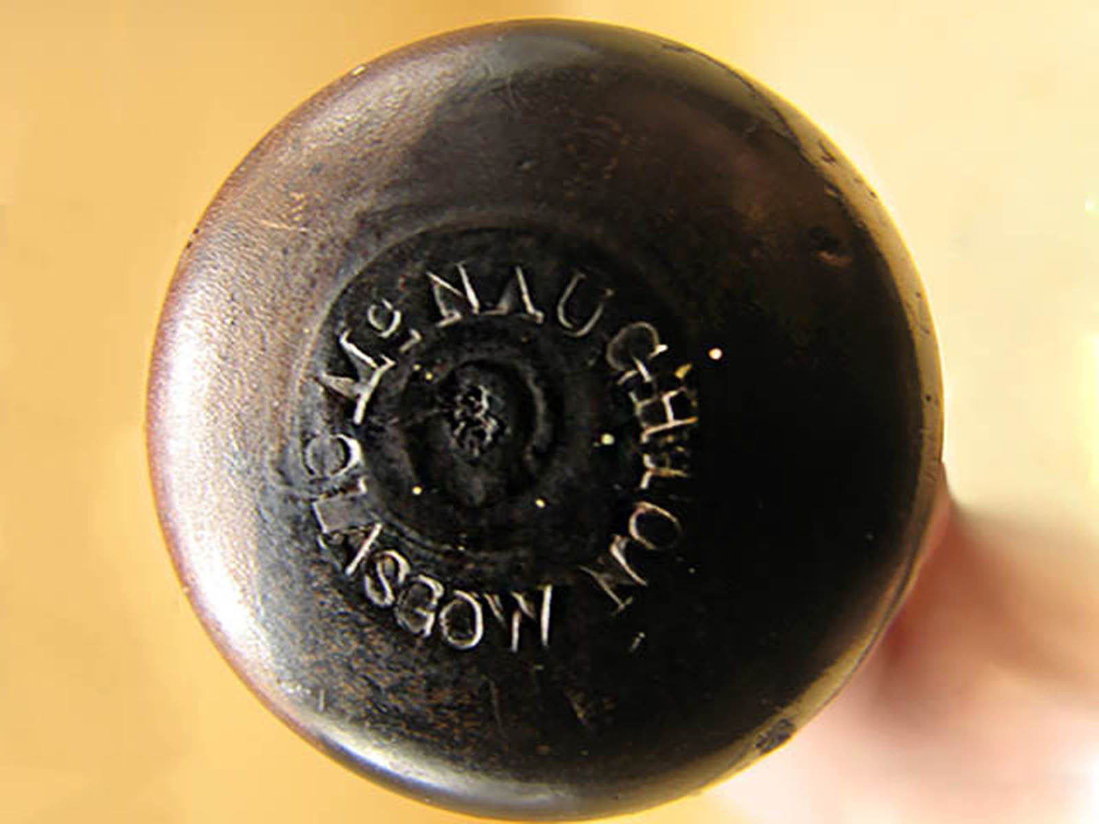 Early Victorian presentation police truncheon inscribed McNaughton Glasgow